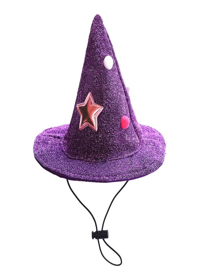 موغوكو زي تنكري للكلاب من موغوكو، عبارة عن عباءة ساحرة وقبعة باللون الأرجواني، مناسب للحيوانات الأليفة، زي ساحر للكلاب والقطط، ملابس تنكرية. - Image 5