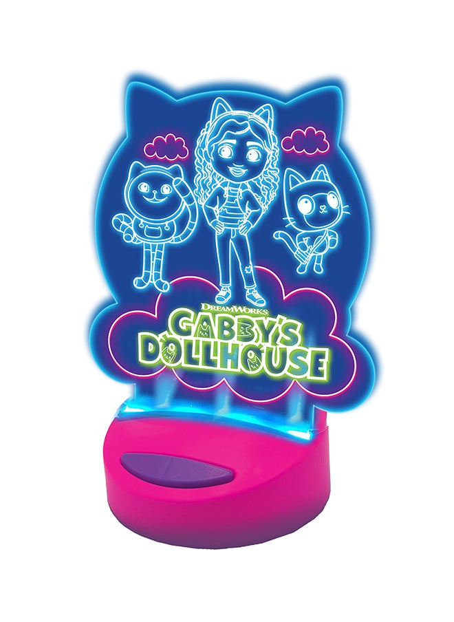 Gabby's Dollhouse - Dollhouse Paint N Lite With 7 Interchanging Colors Patterns - Image 1