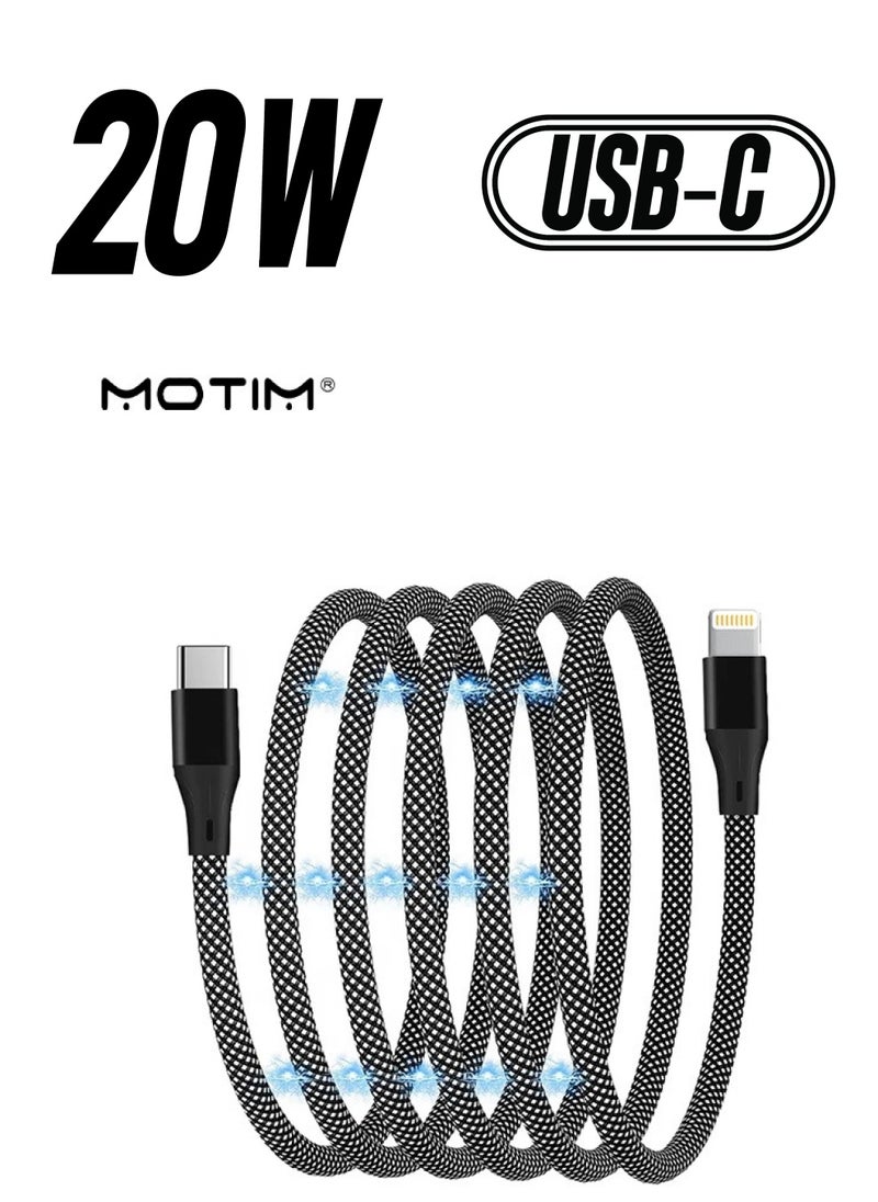 Motim USB C to Lightning Cable 3.28FT, Mfi-Certified, Iphone Fast Charging Cable 20W, Fast PD Charge for iPhone 14/13/12/11/X and All Lightning Series, ipad Pro  - Image 2