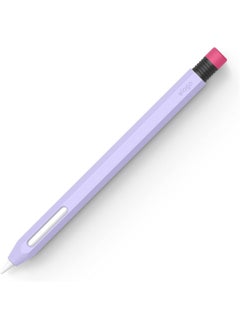 Elago Classic Pencil for Apple Pencil 2nd Generation Case Cover Sleeve, Classic Design, Compatible with Magnetic Charging and Double Tap - Lavender 
