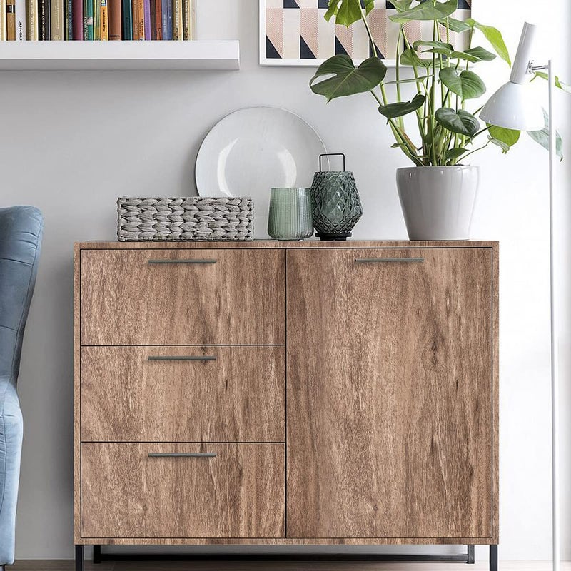 Erfoni Wood Contact Paper Faux Wood Peel and Stick Wallpaper 17.7inch x 394inch Brown Wallpaper Peel and Stick Wood Vinyl Wrap for Countertop Wood Grain Contact Paper Brown Self Adhesive Wall Paper - Image 3