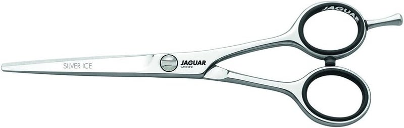 Jaguar Shears White Line Silver Ice 6" Professional Ergonomic Hair Cutting Scissors - Image 1