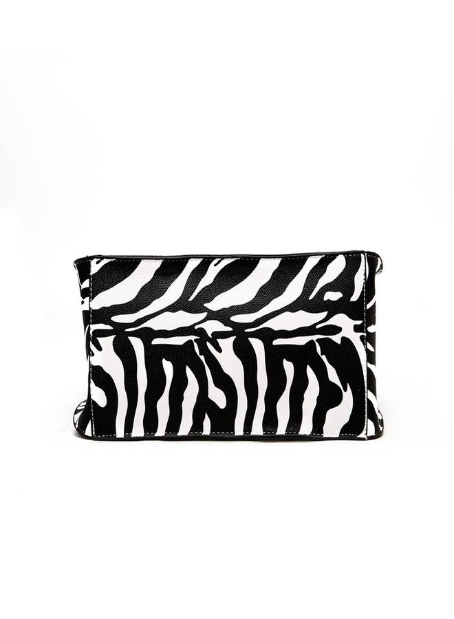 Chikencall Women 2Pcs Handbag and Purses Zebra Print Tote PU Leather Shoulder Satchel Work Shopper Crossbody bag - Image 5