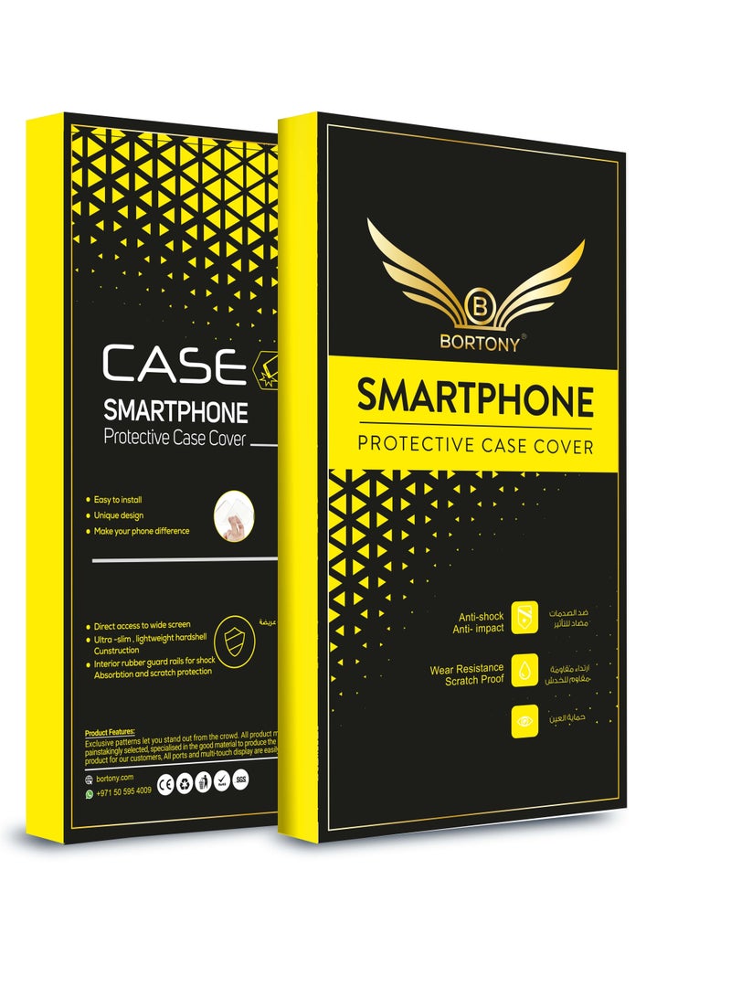 BORTONY Protective Case Cover With Finger Grip Stand For Samsung A20S - Image 4