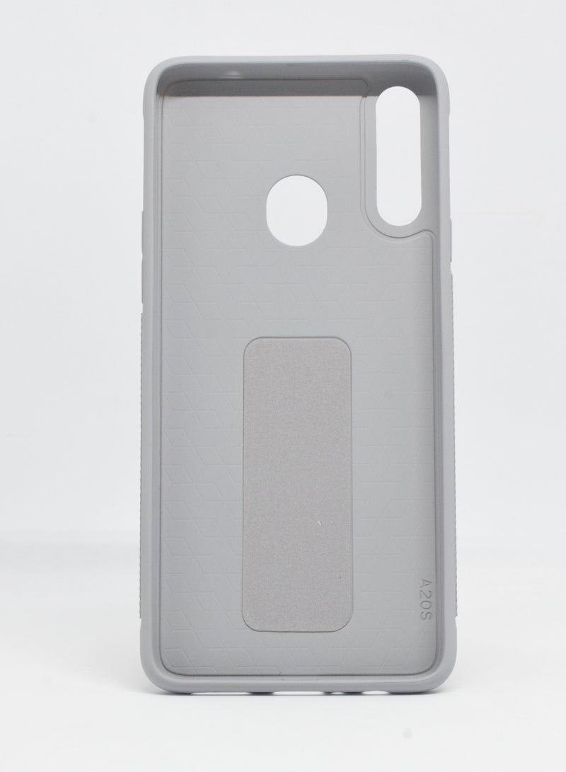 BORTONY Protective Case Cover With Finger Grip Stand For Samsung A20S - Image 2