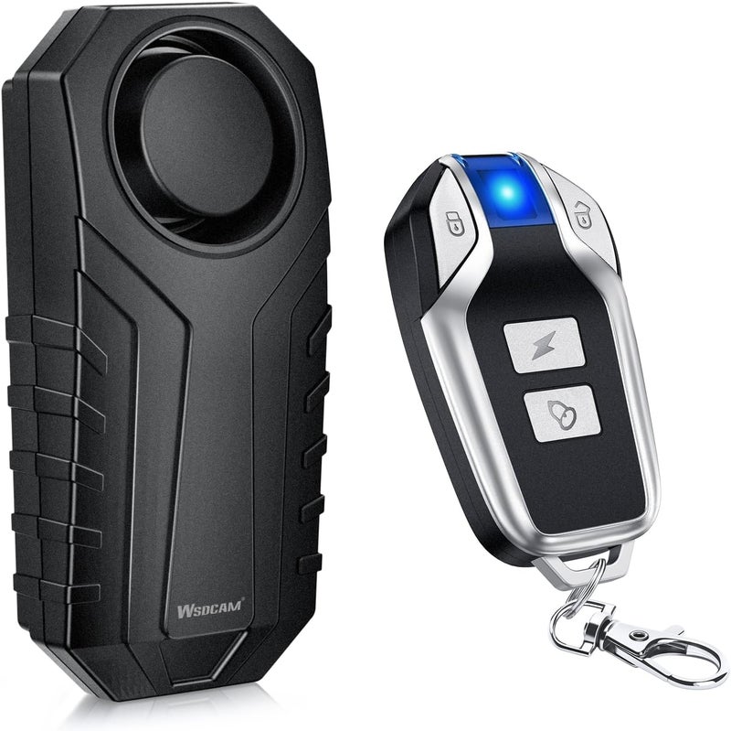wsdcam Wireless Bike Alarm with Remote, Bicycle Alarm System Anti Theft - Image 1