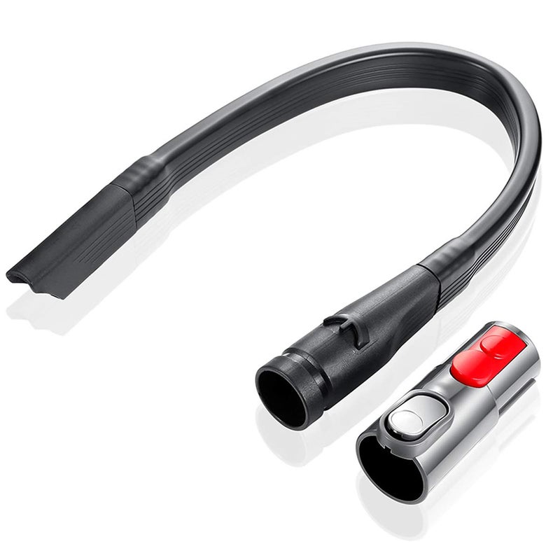 Charlux 23 Flexible Extension Crevice Tool Attachment for Dyson V8 V7 V10 V11 V15 V6 Vacuum Cleaner with Quick Release Converter Adapter