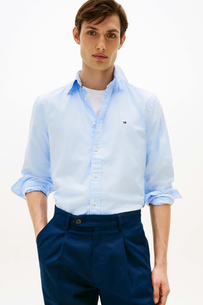 TOMMY HILFIGER TH Flex Regular Fit Poplin Shirt - Image 1