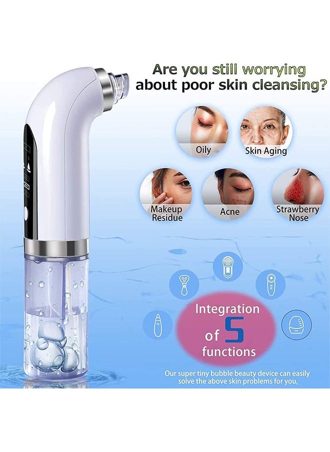 Super Micro Bubblebeauty Instrument, Blackhead Remover Pore Vacuum Cleaner, Comedo Removal Suction Beauty Device, Facial Pore Cleaner with 6 Suction Powers, for Deep Cleansing and Exfoliation - https://f.nooncdn.com/p/pzsku/ZBFBA87B0F4A03C6BC0AFZ/45/1746397476/e74370e5-abba-44b1-bfd1-57c1fdf03042.jpg?width=original