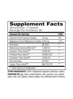ENZYMEDICA Nattok Enzyme Support 90 Capsules Ffp  - Image 3