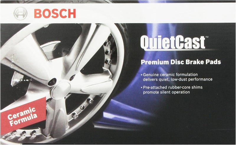 BOSCH BC1444 QuietCast Premium Ceramic Disc Brake Pad Set - Compatible with Hyundai Sonata and Kia Optima - Image 2