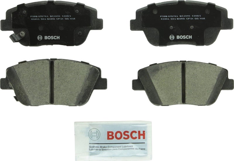 BOSCH BC1444 QuietCast Premium Ceramic Disc Brake Pad Set - Compatible with Hyundai Sonata and Kia Optima - Image 1