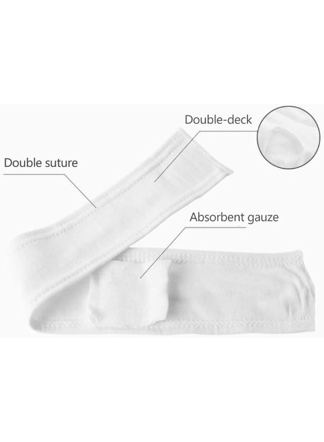 Topwon Cotton Newborn Umbilical Cord Belly Band Disposable to Protect Baby Abdomen Newborn Essentials Must Haves - 8 Pieces - Image 4