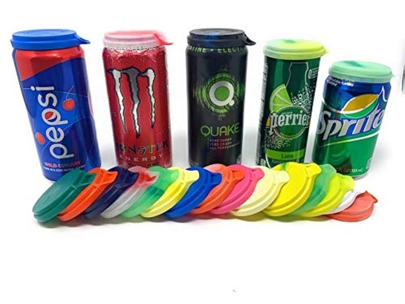 Me So Funny Soda Can Lids 20 Made in the USA Soda Pop Beer Can Covers BPA Free Caps