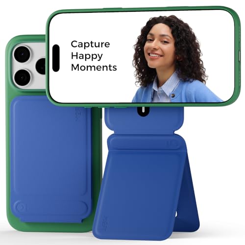 MOFT حامل ثلاثي القوائم للهاتف MOFT وعصا سيلفي لجهاز iPhone زوايا متعددة حامل هاتف خفيف الوزن محمول حامل هاتف قوي مغناطيسات جلد نباتي MOVAS أساسيات السفر ياقوت بدون فتحة بطاقة - Image 1