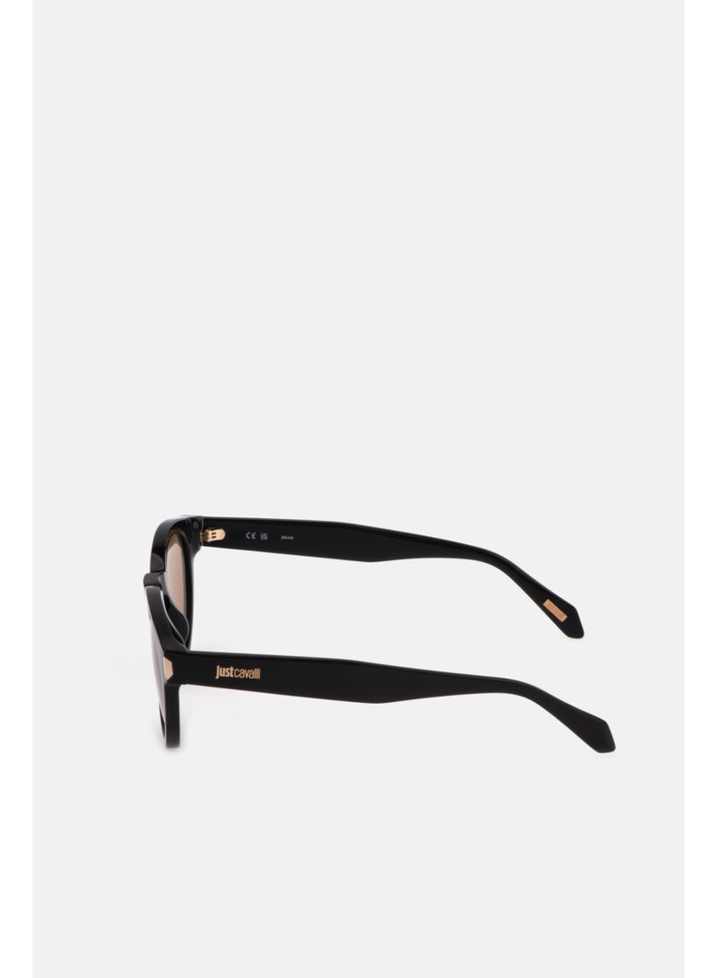 Just Cavalli Men's Acetate Sunglasses SJC025 500700 - Lens Size: 50 Mm - Shiny Black - Image 3