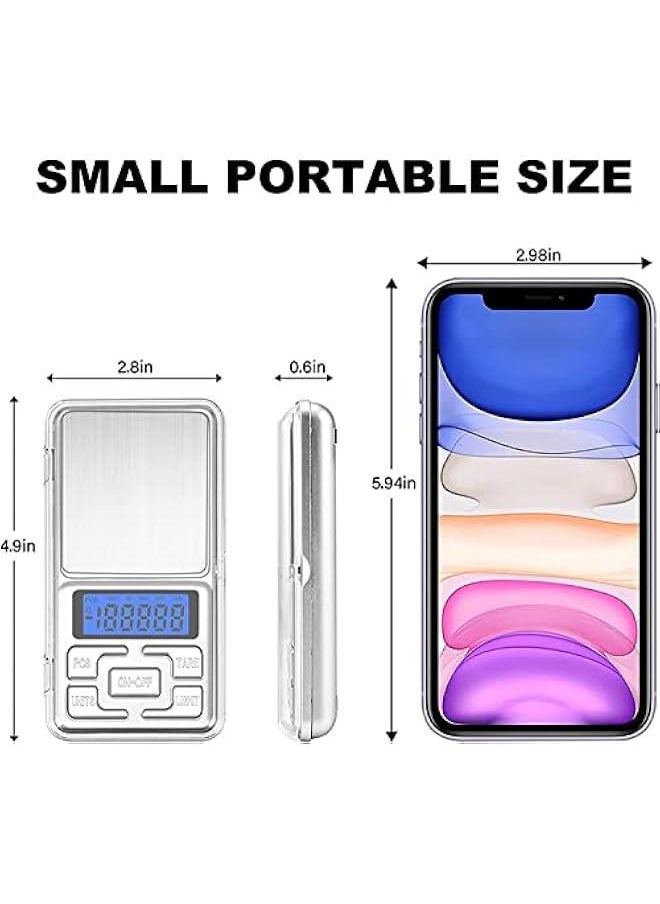 Gonice - Portable Digital Weighing Scale 0.01g x 200g Precise Mini Pocket Scale For Gold Jewellery Collectibles Food Herbs and Coffee with Back-Lit LCD Display - Image 1