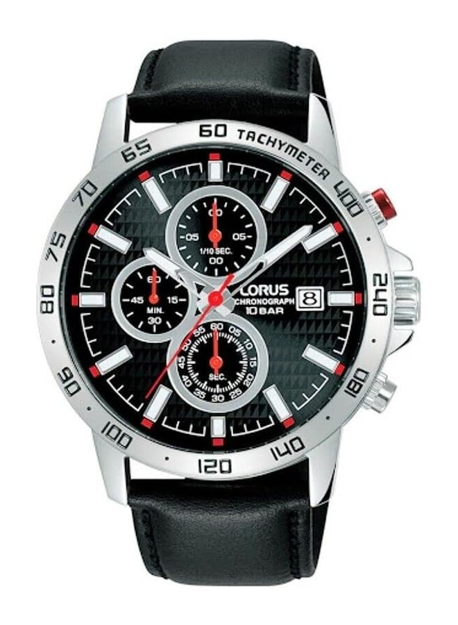 LORUS Sport Man Mens Analog Quartz Watch With Leather Bracelet Rm309Gx9 - Image 1