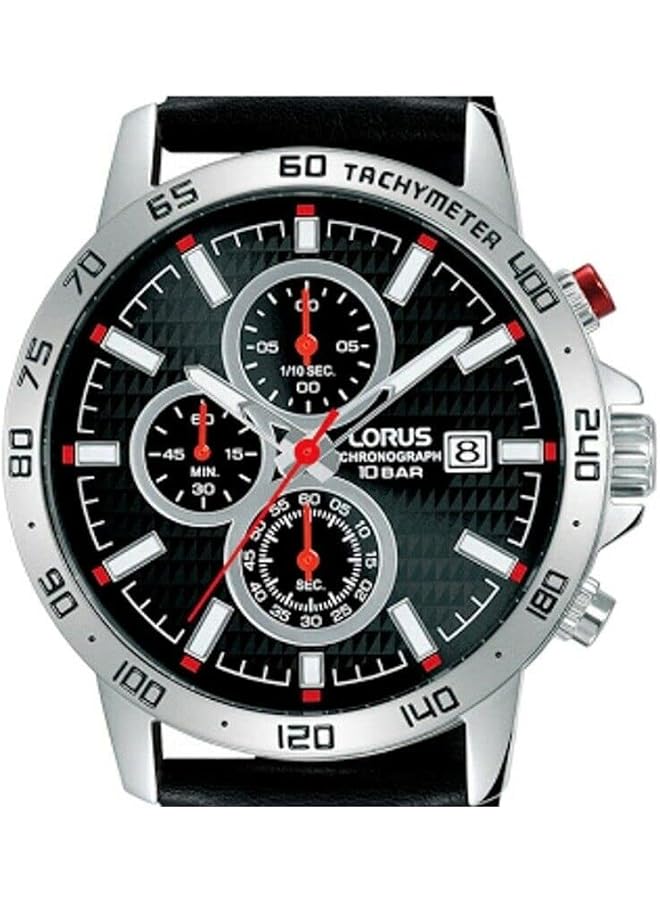 LORUS Sport Man Mens Analog Quartz Watch With Leather Bracelet Rm309Gx9 - Image 4