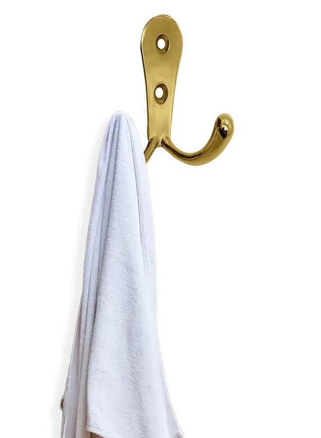 VOLO Two pin Clothes Hanger Hook Premium and Stylish Door Hangers for Clothes, Door Cloth Hanger, Cloth Hooks/Hanger, Hooks Rail for Hanging Keys,Clothes,Towel (Antique Brass Finish, 2) - Image 5
