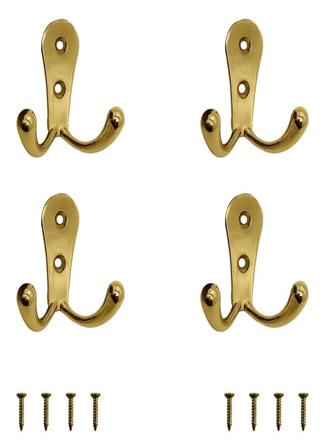 VOLO Two pin Clothes Hanger Hook Premium and Stylish Door Hangers for Clothes, Door Cloth Hanger, Cloth Hooks/Hanger, Hooks Rail for Hanging Keys,Clothes,Towel (Antique Brass Finish, 2) - Image 4
