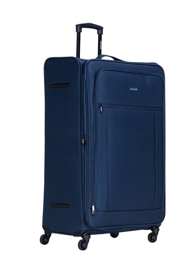 VIPTOUR - Set of 4 Light Weight Polyester Jacqard Trolley Luggage With Number Lock 20,24,28,32 Inches - Image 1