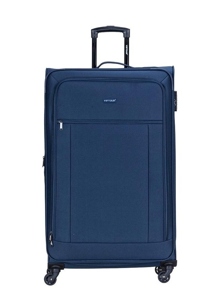 VIPTOUR - Set of 4 Light Weight Polyester Jacqard Trolley Luggage With Number Lock 20,24,28,32 Inches - Image 1