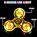 WELLVO 1Pcs LED Fidget Spinner for Kids Adults Light up Sensory Fidget Toys for Kids 48 812 Anxiety Stress Relief Classroom Prizes Glow in The Dark Hand Spinner Boys Girls Birthday Gifts - Image 4