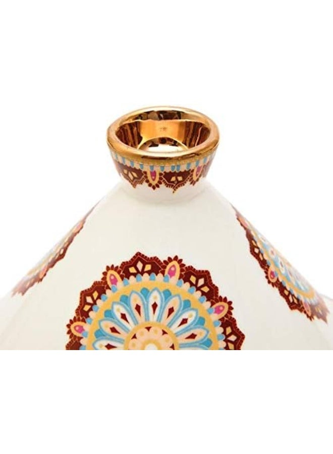 Shallow Bone China 18 cm Tajine, Multi Color - Image 3