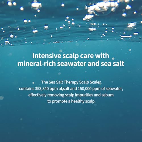 GROWUS Sea Salt Therapy Scalp Scaler Salicylic Acid Niacinamide Dexpanthenol Exfoliating Deep Cleansing Free from Paraben and Sulfate 2 in 1 Type for Itchy and Oily Scalp 423 Oz 120g - Image 3