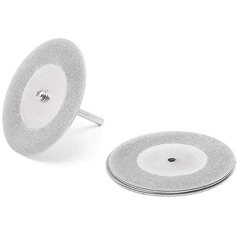 DIY Crafts 30mm Diamonte Cutting Discs Drill Bit Shank For Rotary Tool Blade DIY Works Support 30mm MiniSmall Cutting Pack Of 5 Pcs30mm 30mm Silver Colour Multi Utility - Image 3