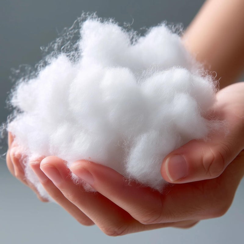 COKUMA Polyfill Stuffing, Premium Poly Filling Stuffing for Stuffed Animals, Soft and Fluffy for Craft, Crochet, Cloud Decorations, Machine Washable Fiberfill Stuffing, 3.5oz/100g - Image 3