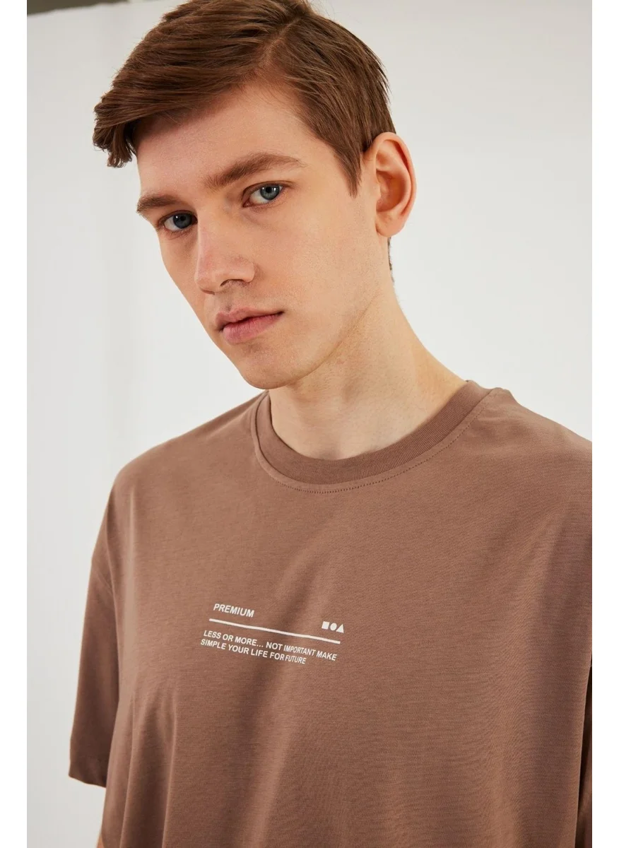 mmetalic Leo Men's Oversize T-Shirt