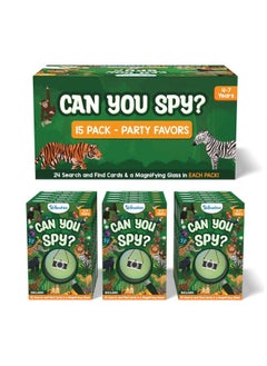 Party Favors (Pack Of 15) Can You Spy? Goodie Bag Stuffers Search & Find Game Ages 4 To 7