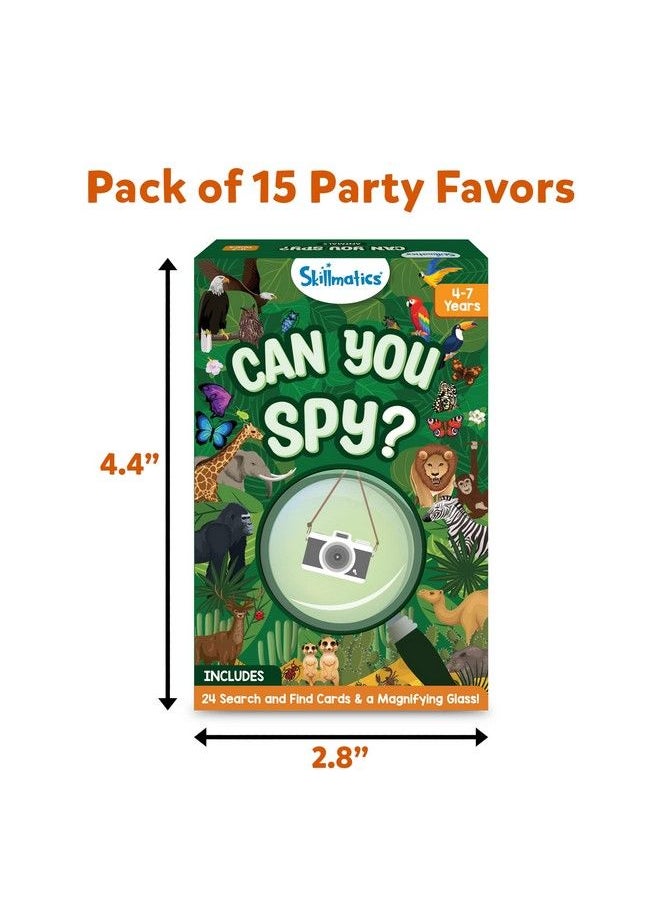 Skillmatics - Party Favors (Pack Of 15) Can You Spy? Goodie Bag Stuffers Search & Find Game Ages 4 To 7 - Image 1