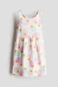 H&M white with strawberry print