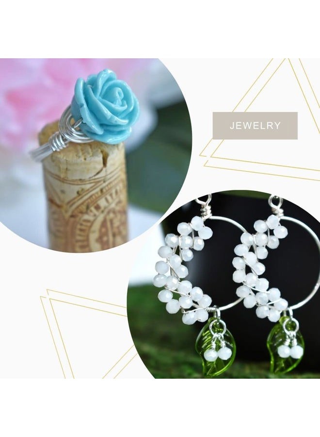 Artistic Wire , 18 Gauge Silver Plated Tarnish Resistant Colored Copper Craft Jewelry Wrapping Wire, Tarnish Resistant Silver, 20 ft - Image 3