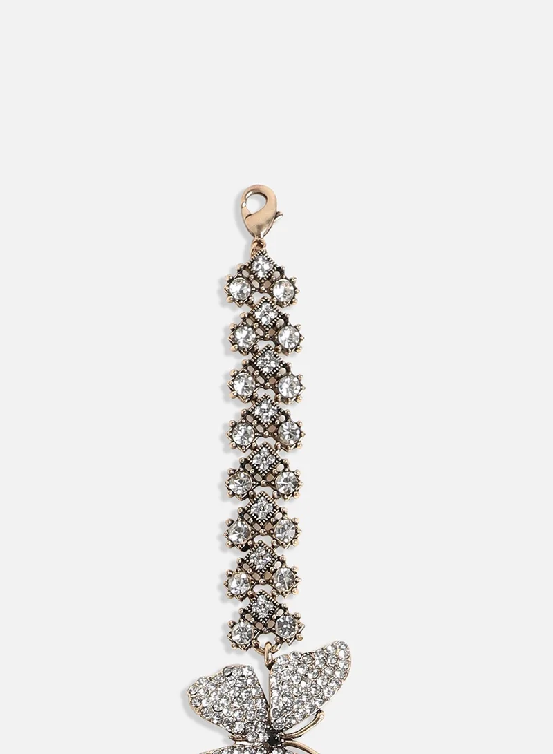 Sohi  Crystal Butterfly Artificial Bracelet Jewellery for Women | Best Price UAE