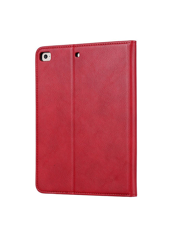 NIBEMINENT Knead Skin Texture Horizontal Flip Leather Cover For Apple iPadMini Red  - Image 2