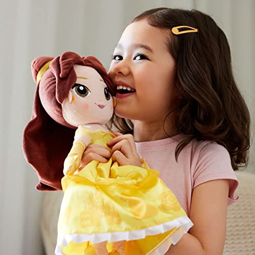 Disney store دمية أميرة ديزني الرسمية من متجر ديزني، بيل من الجميلة والوحش، متوسطة 14 بوصة، دمية محشوة ناعمة مع ميزات مطرزة، ألعاب أميرات للفتيات، دمى ديزني، حيوانات محشوة للفتيات - Image 2