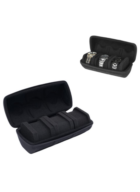Easy to carry in your case with three zippers, a portable bezel with sponge cushion for all watches and smartwatches