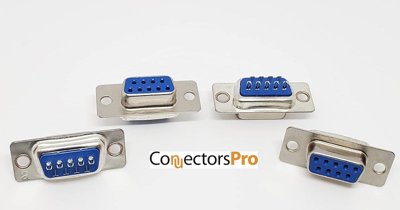 Connectors Pro Pc Accessories - 10 Sets Solder Cup DB9 Female + Plastic Hoods, 9 Pins D-Sub Connector & Hood Set, 20-Pack (10 DB9 Females + 10 Hoods) Advanced minimal build - Image 4
