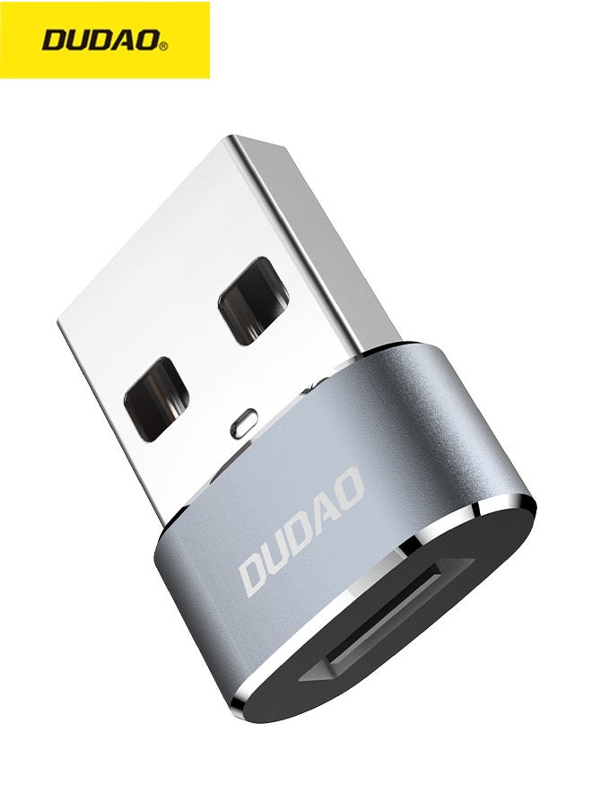 دوداو محول USB-A إلى Type-C صغير - نقل USB3.0 عالي السرعة، صغير ومحمول، متوافق مع أجهزة متعددة مثل الهواتف المحمولة وأجهزة الكمبيوتر وسماعات الرأس وشواحن السيارات وما إلى ذلك.  - Image 1