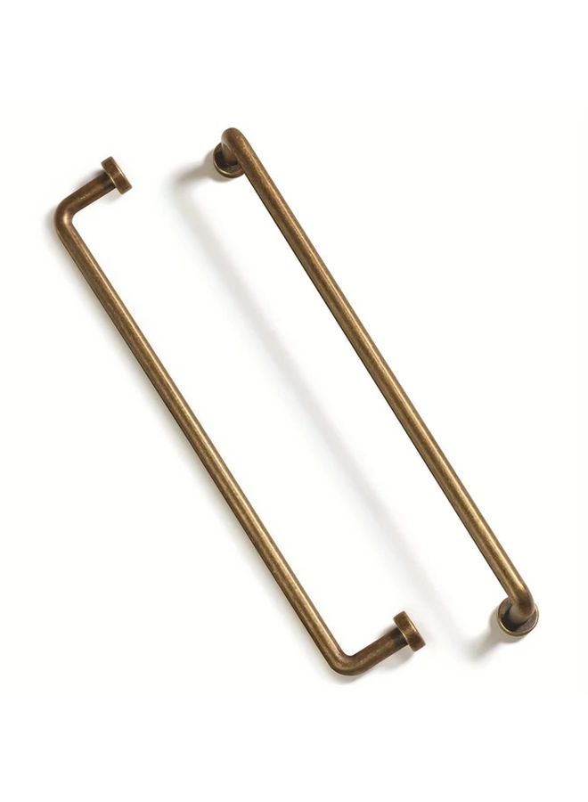 4 Pack Bronze Zinc Alloy Cabinet Bar Pulls Vintage Drawer Handles - Image 2