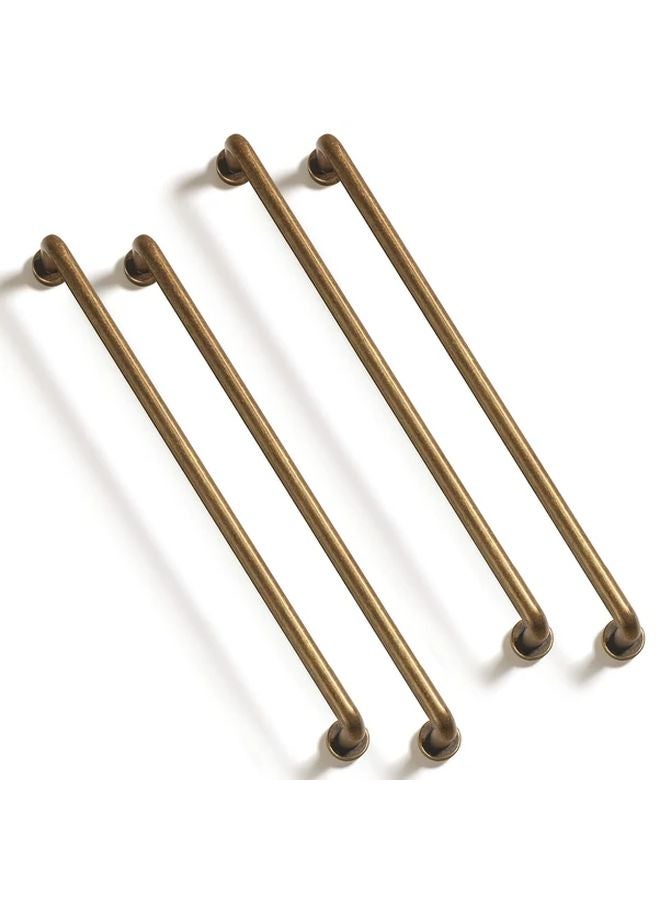 4 Pack Bronze Zinc Alloy Cabinet Bar Pulls Vintage Drawer Handles - Image 1