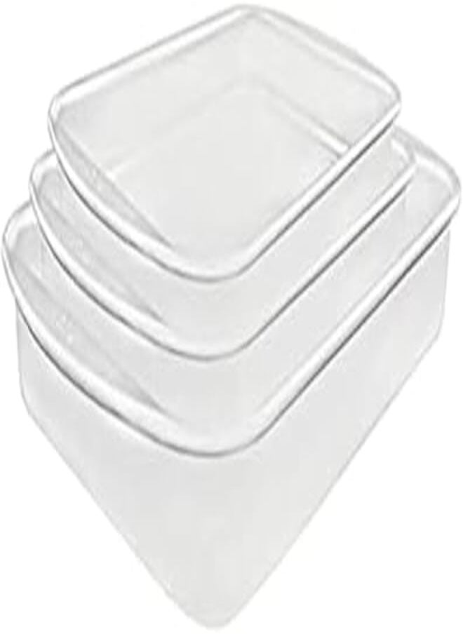 El dahan - Eldahan rectangular oven tray set 3 pcs 25 cm : 35 cm - Image 1