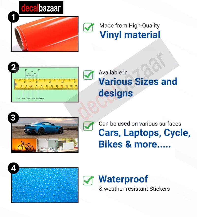 decalbazaar Swastik Simple Wall Glass Vehicle Glossy Vinyl Sticker 10 x 10 Inches Green-Self-Adhesive - Image 5