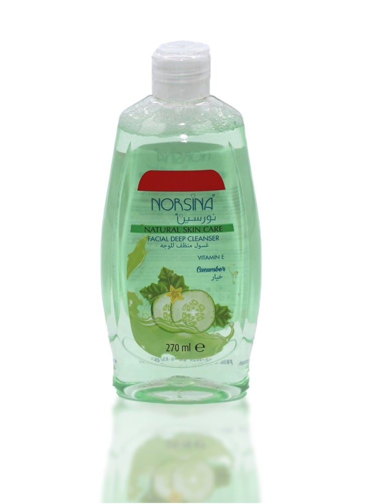 Norsina - Facial Deep Cleanser Cucumber 270 ml - Image 1