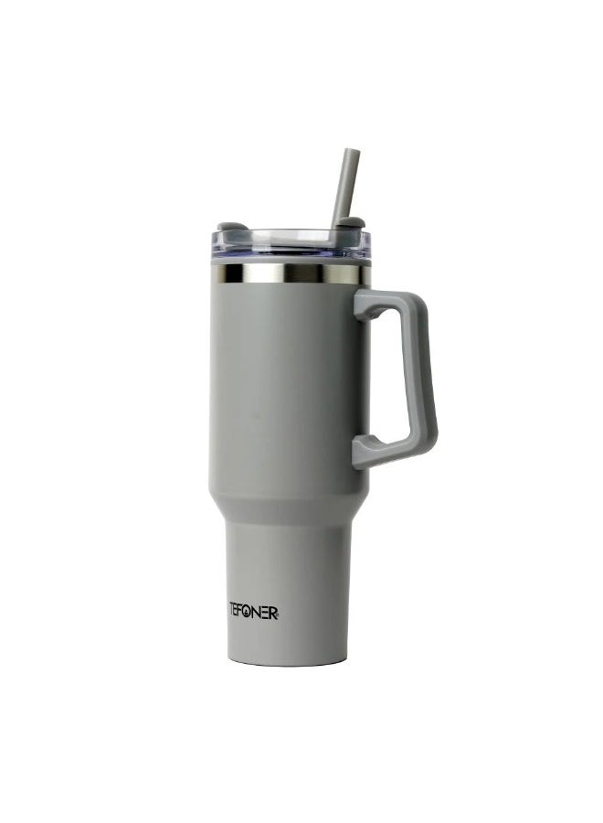 تيفونر كوب تيفونر للسفر (40 أونصة) - رفيقك المثالي للهيدرات اليومية بتصميم يجمع بين الأناقة والمتانة الفائقة - Image 1