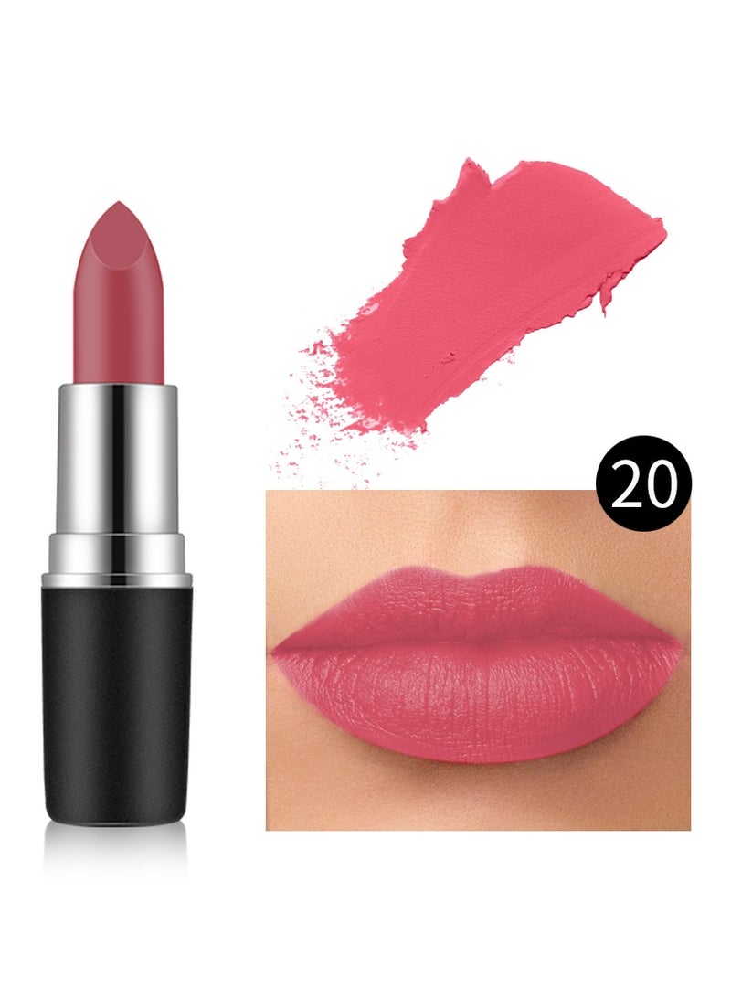 VIBLEY Vibely Velvet Matte Lipstick: Rich, Bold Color with a Soft Matte Finish Waterproof, Long-Lasting & Flawless Velvet Lips, One Size 20#  - Image 1